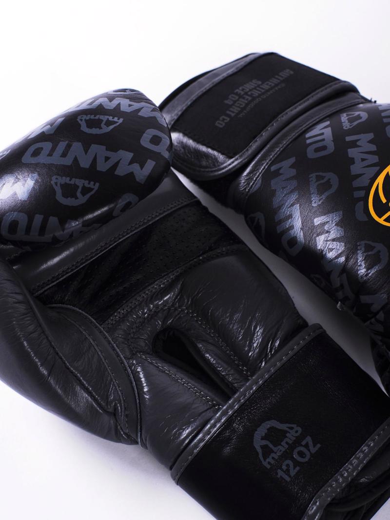 MANTO BOXING GLOVES ACE-BLACK